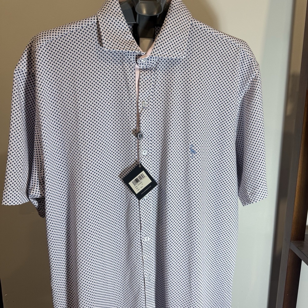 NWT - Men's Tailorbyrd Polo Shirt Size XL Short Sleeve Golf Casual